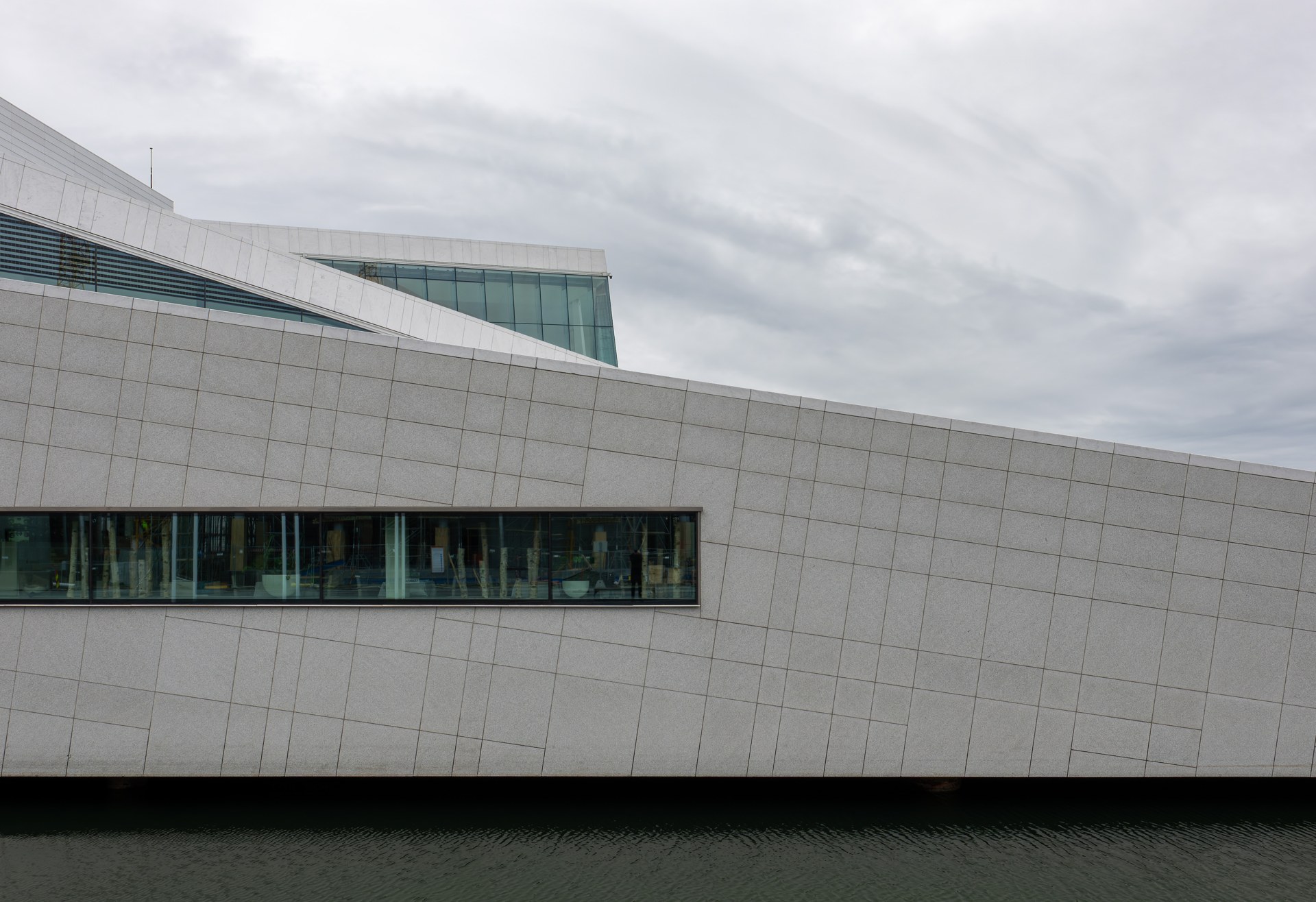 Marble and glass at the Oslo Opera House